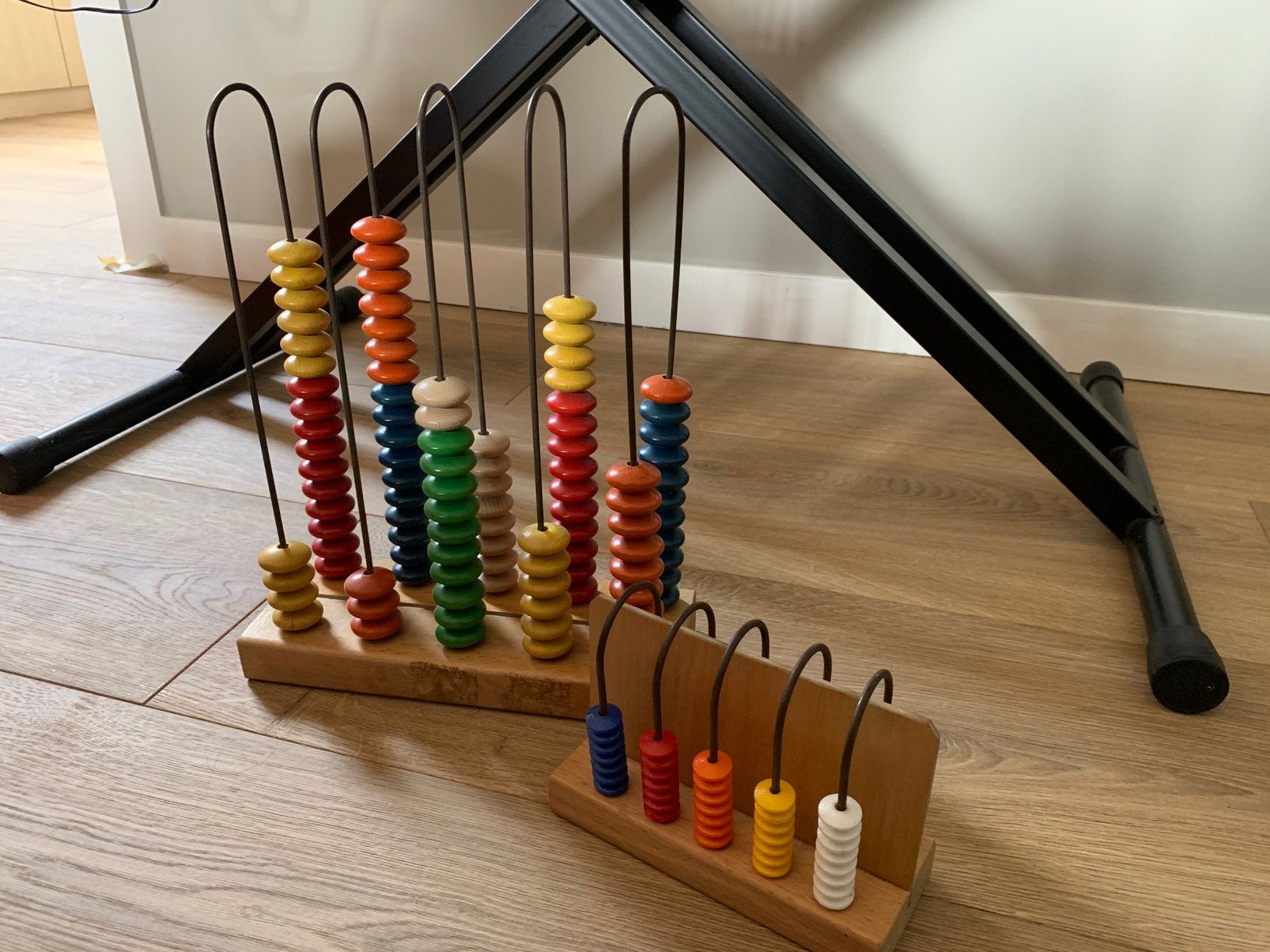 Vintage houten telramen - Educo Abacus telraam set, Ophalen of Verzenden, Zo goed als nieuw