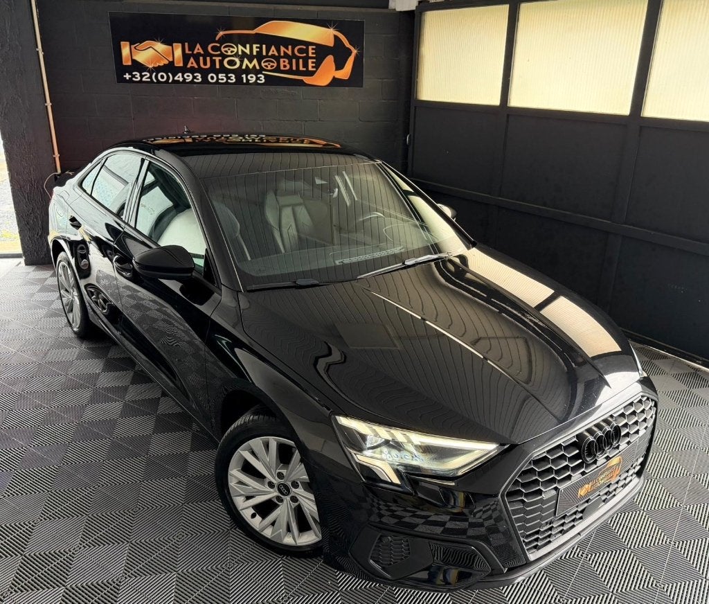 Audi A3 30TDI S-Tronic 1er Propriétaire Garantie 1 An, Cuir, Achat, Euro 6, Noir