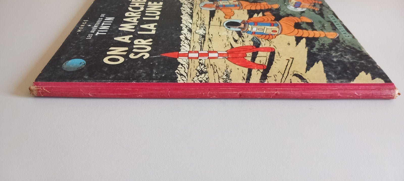 Kuifje „We wandelden op de maan” originele editie 1954, Boeken, Ophalen of Verzenden