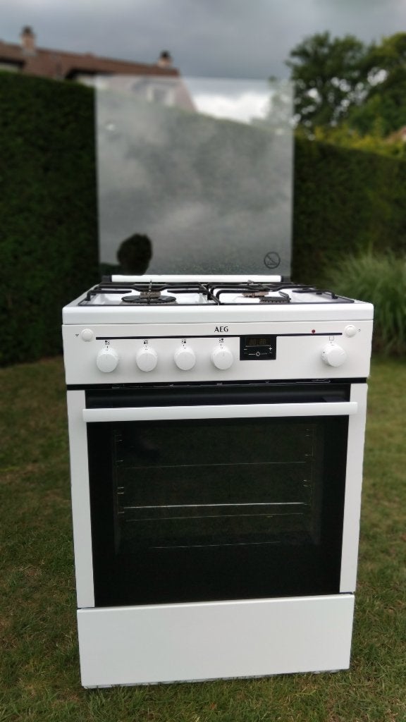 cuisinière au gaz, Electroménager, Gaz, 4 zones de cuisson, Comme neuf, Enlèvement