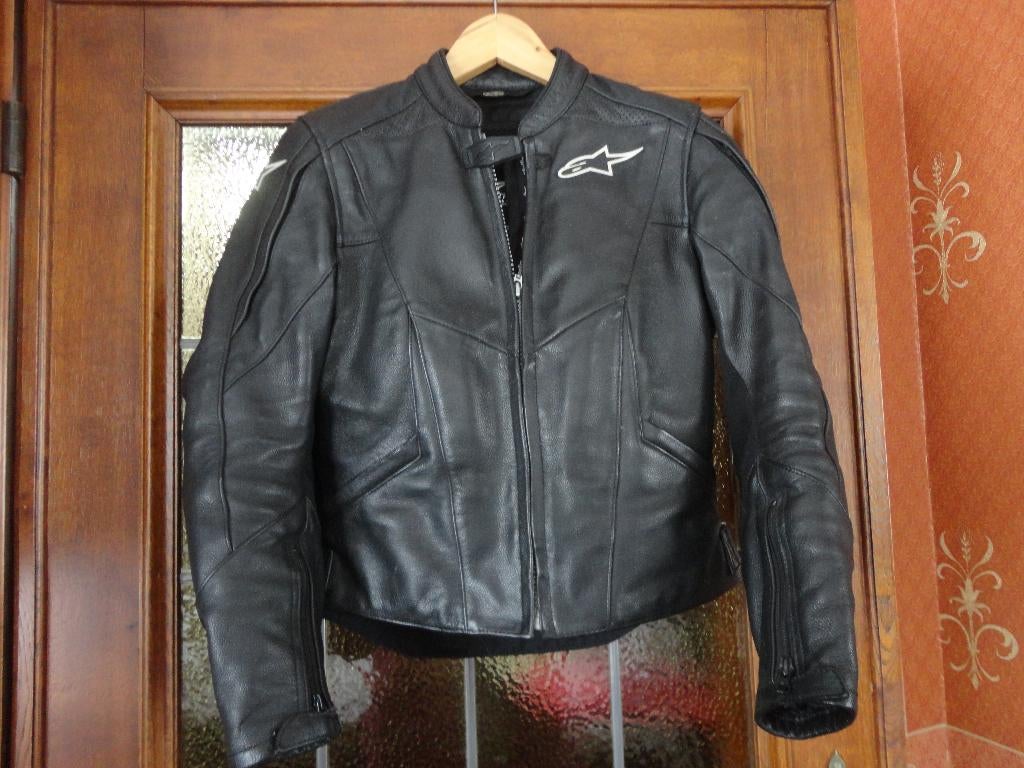 Lederen motorvest voor vrouw, Motoren, Kleding | Motorkleding, Jas | leer, Dames, Tweedehands, Ophalen of Verzenden