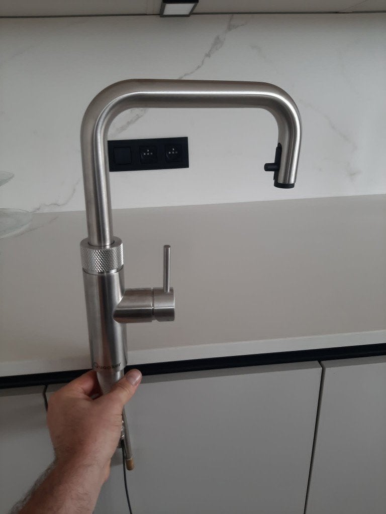 Robinet Quooker flex square chromé, Neuf, Autres marques, Argent, Enlèvement