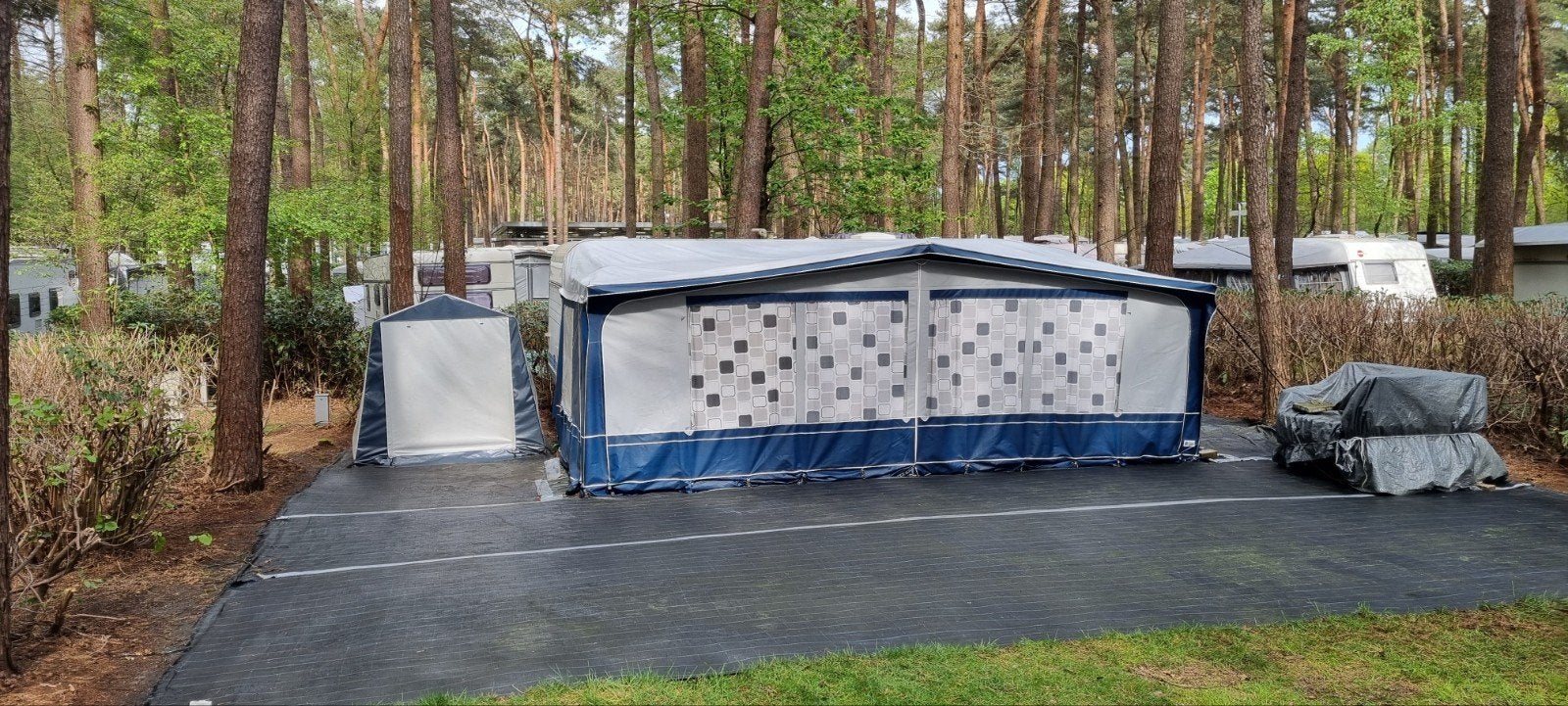 Voortent Hypercamp (maat 18 - omloopmaat 1081-1105 cm), Caravans en Kamperen, Ophalen, Gebruikt, PVC, Overige merken