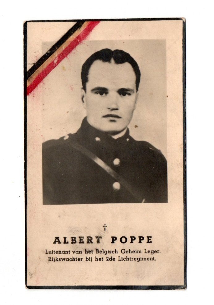 DP oorlogsslachtoffer Rijkswacht Oostwinkel + Oostakker 1943, Ophalen of Verzenden, Overige soorten, Foto of Poster