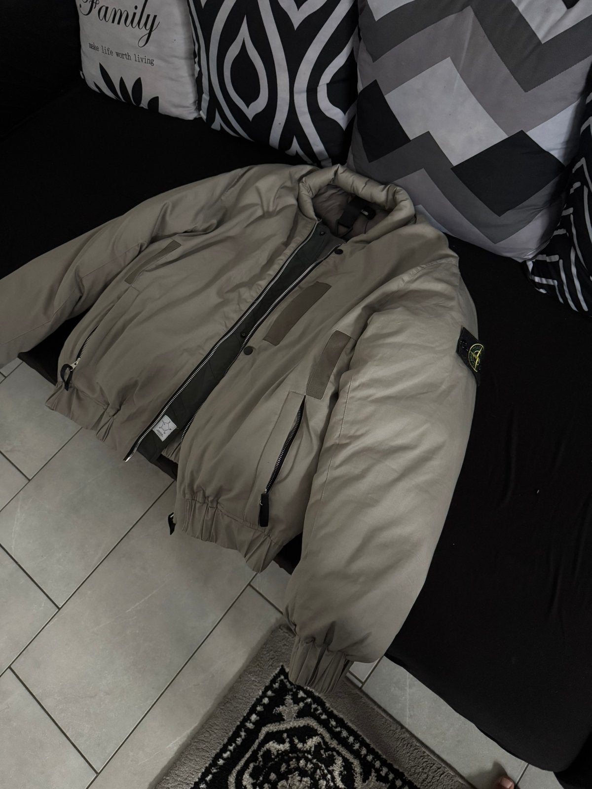 Stone Island Bumper Jas L, Ophalen of Verzenden, Zo goed als nieuw, Maat 52/54 (L)