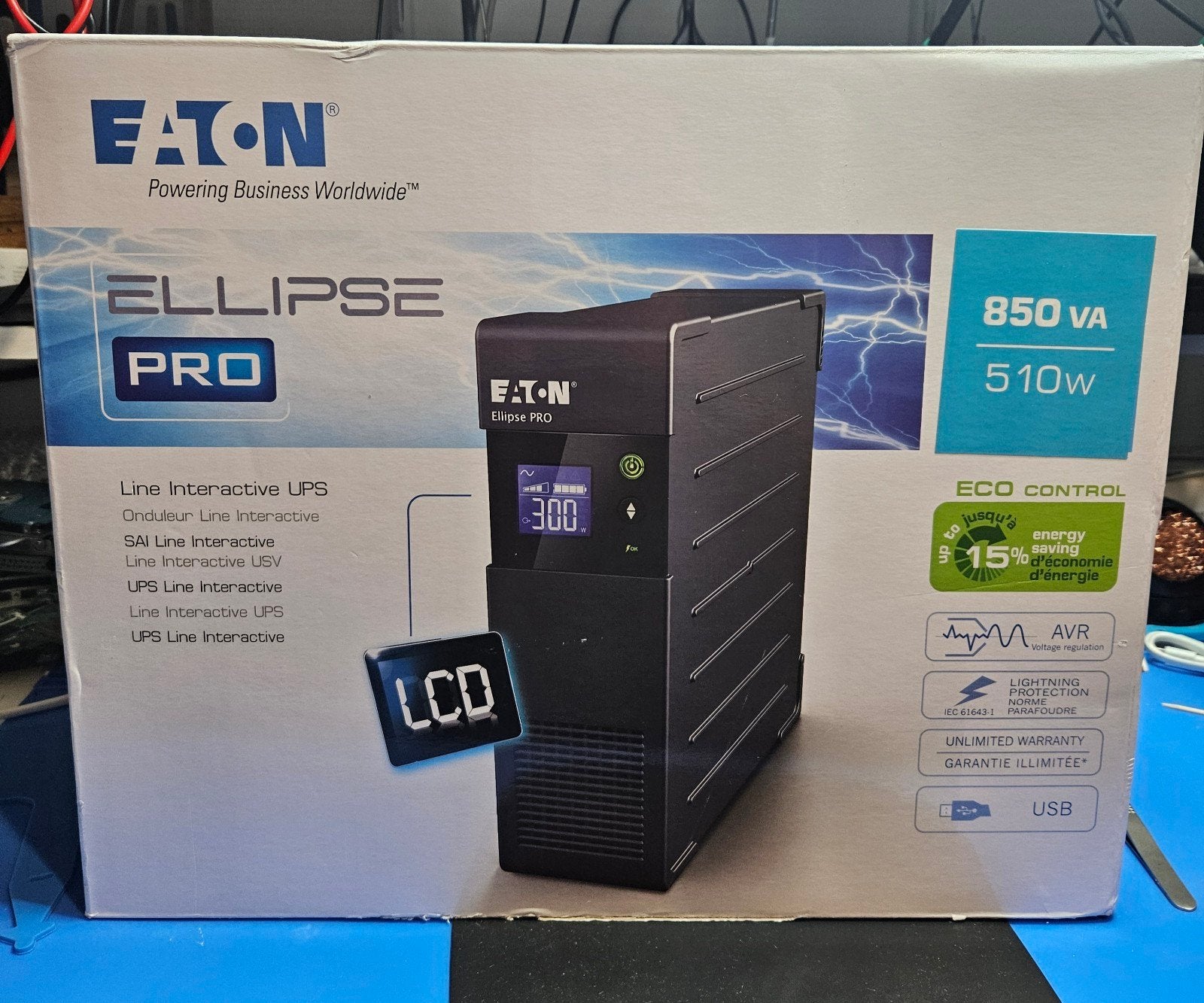 Onduleur Eaton Ellipse Pro 850 Neuf, jamais utilisé, Informatique & Logiciels, Enlèvement ou Envoi, Neuf