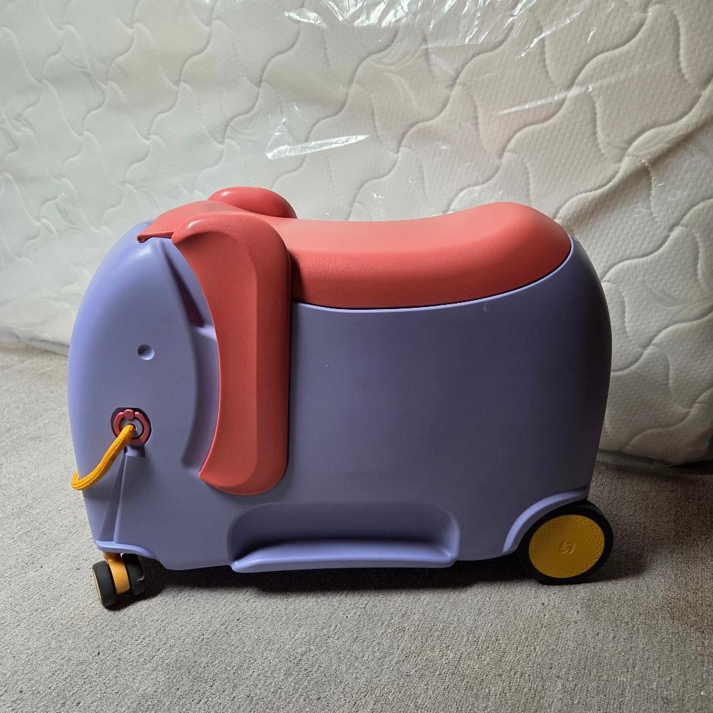 Kinderkoffer Samsonite, Handtassen en Accessoires, Koffers, Ophalen, Zo goed als nieuw, Hard kunststof, Wieltjes
