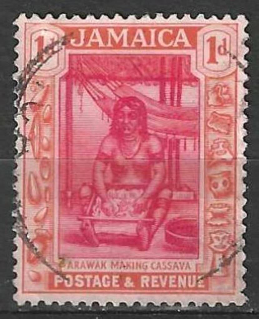 Jamaïque 1920/1921 - Yvert 83 - Une femme arawak (ST), Envoi, Affranchi