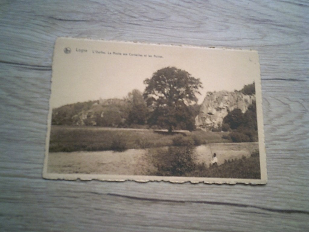 LOGNE: L'Ourthe - La Roche aux Corneilles et les Ruines, Enlèvement ou Envoi, Avant 1920, Affranchie, Luxembourg