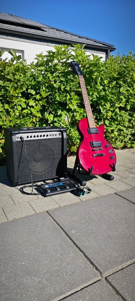 Set de guitare : Epiphone Les Paul Special II + ampli 40W, Epiphone, Enlèvement, Solid body, Avec ampli