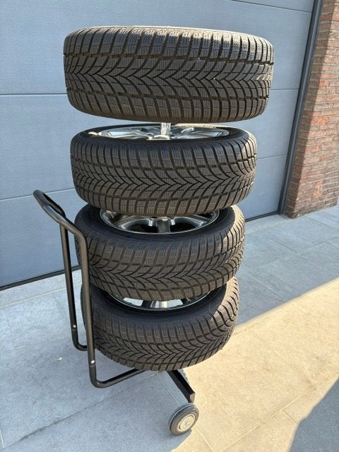 Winterbanden met velg, Ophalen, Gebruikt, 16 inch, Banden en Velgen