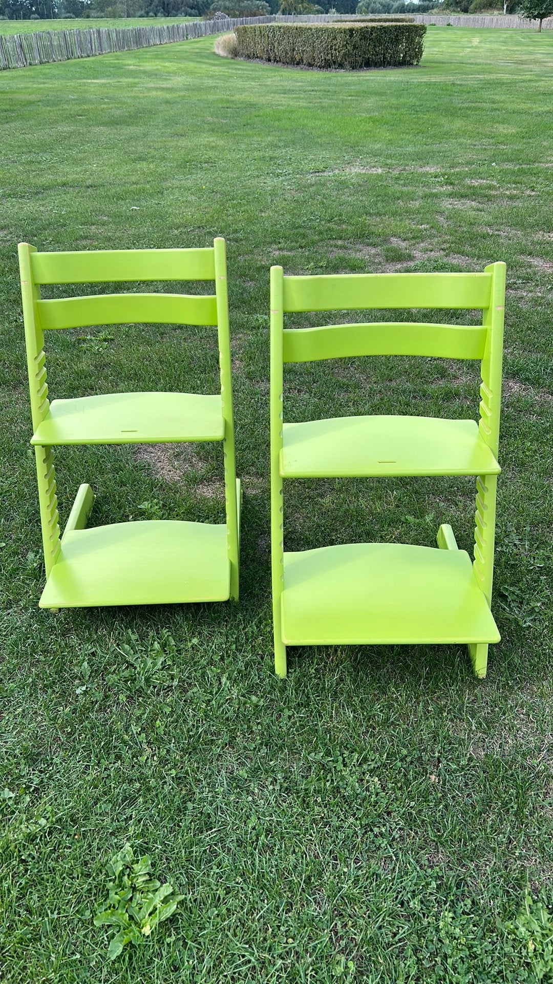 Chaise pour bébé Trip Trap Stokke 2 pieces, Enlèvement, Utilisé, Chaise évolutive, Réducteur de chaise