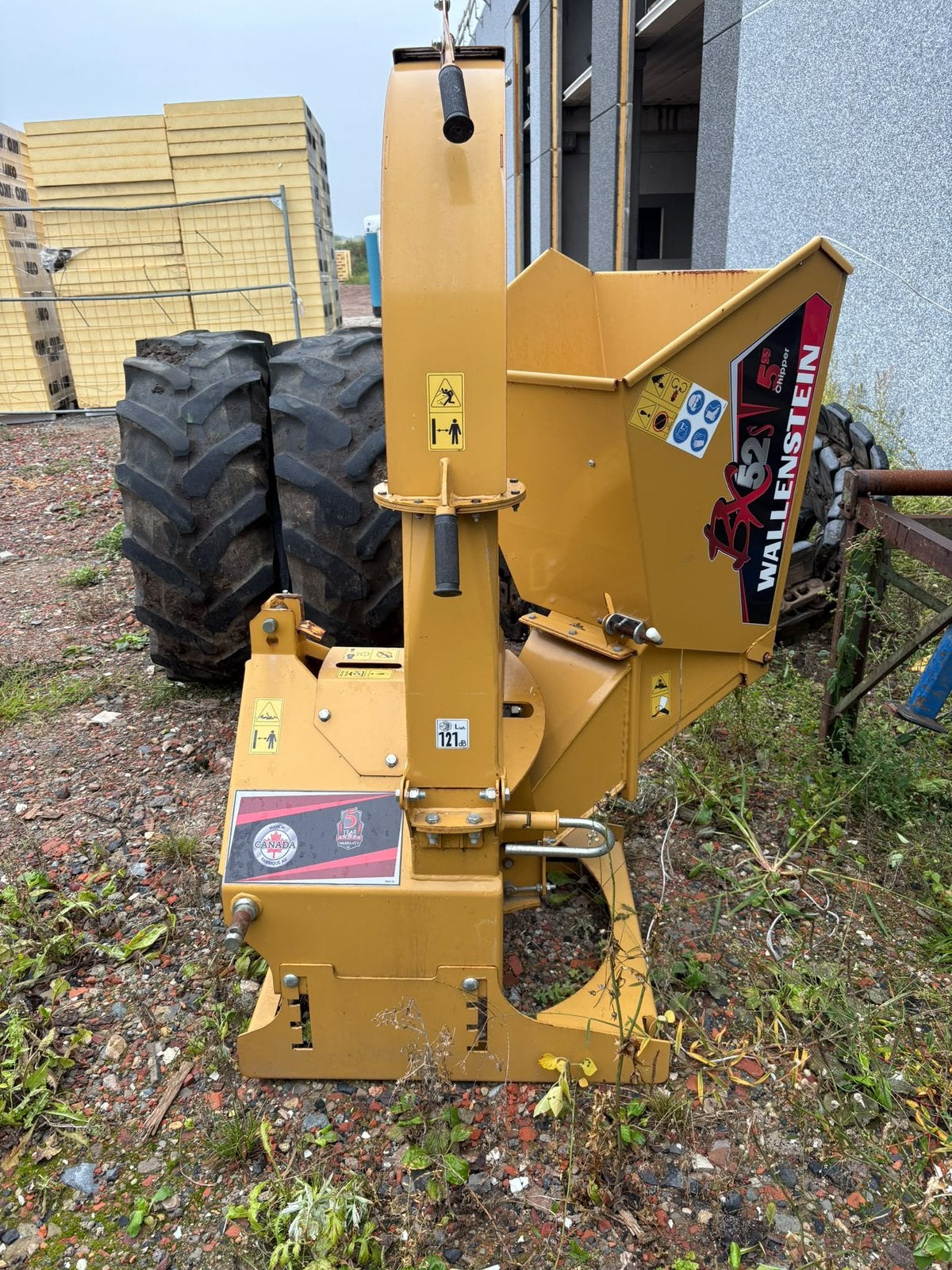 Déchiqueteuse à bois BX52, Enlèvement