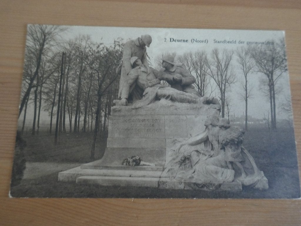 deurne-noord standbeeld der gesneuvelden, Verzamelen, Postkaarten | België, Verzenden, Ongelopen, Antwerpen