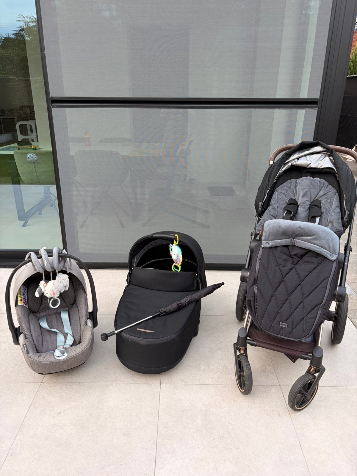 Cybex Priam complete kinderwagen - wieg + autostoel, Enlèvement, Utilisé, Poussette, Autres marques