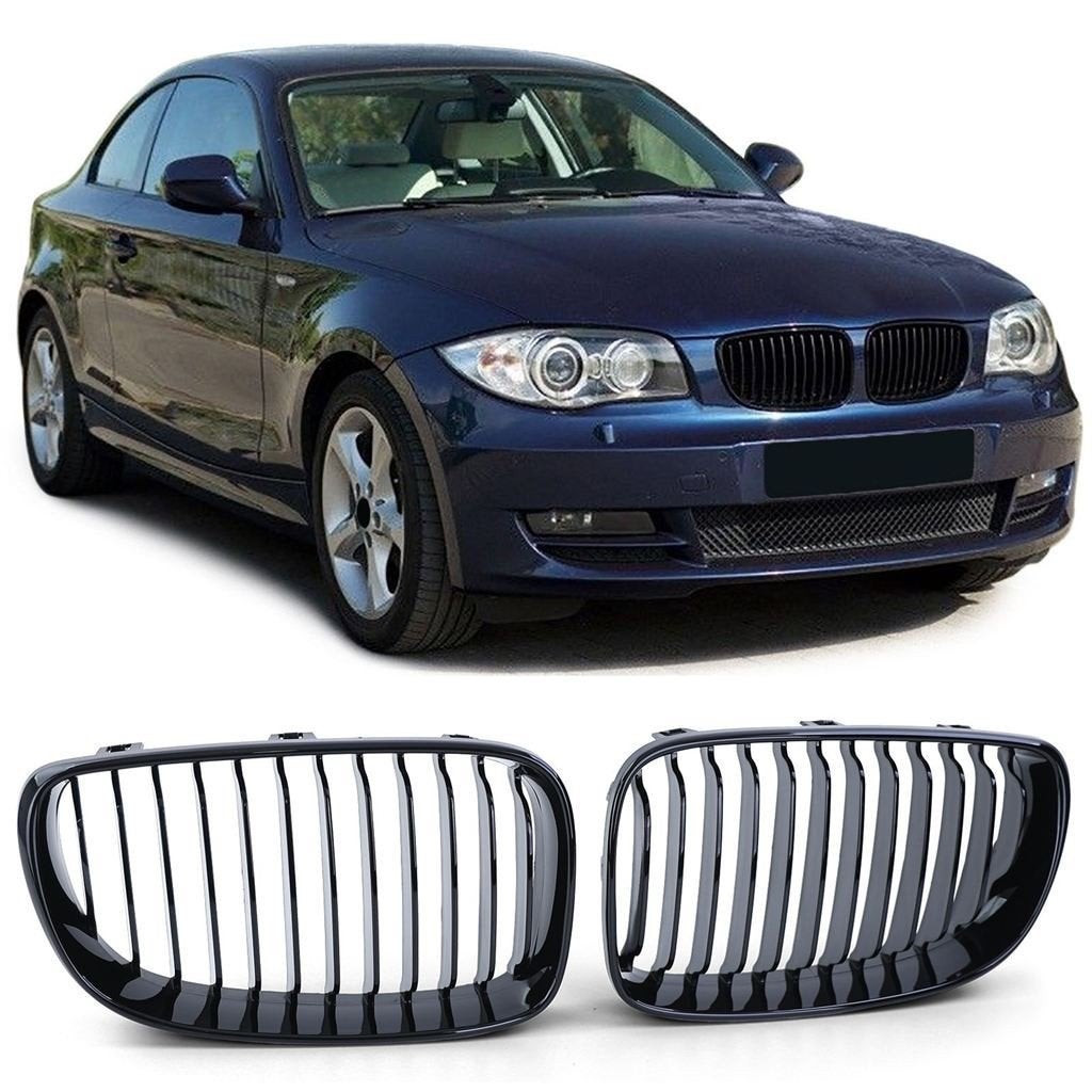 Grill Nieren voor BMW 1 Serie E82 E88 E81 E87 LCI Enkele Spi, Verzenden