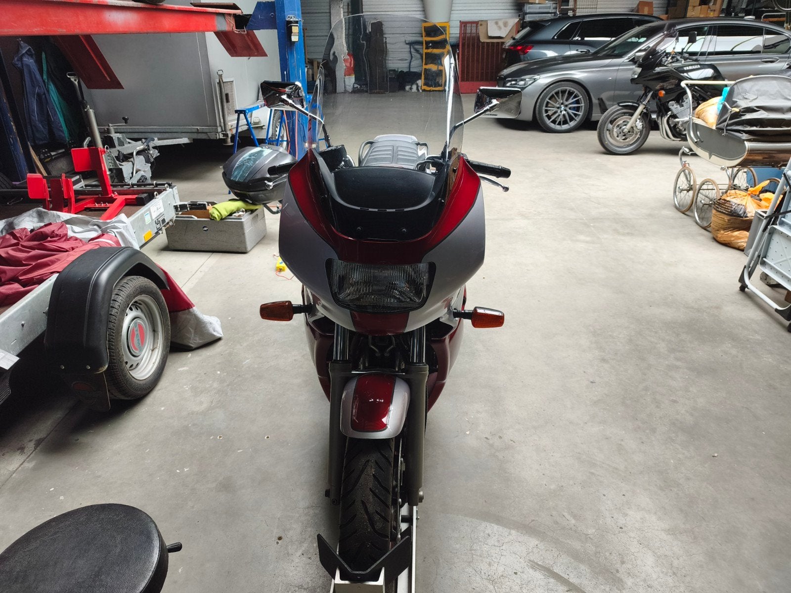Yamaha diversion 900, Enlèvement