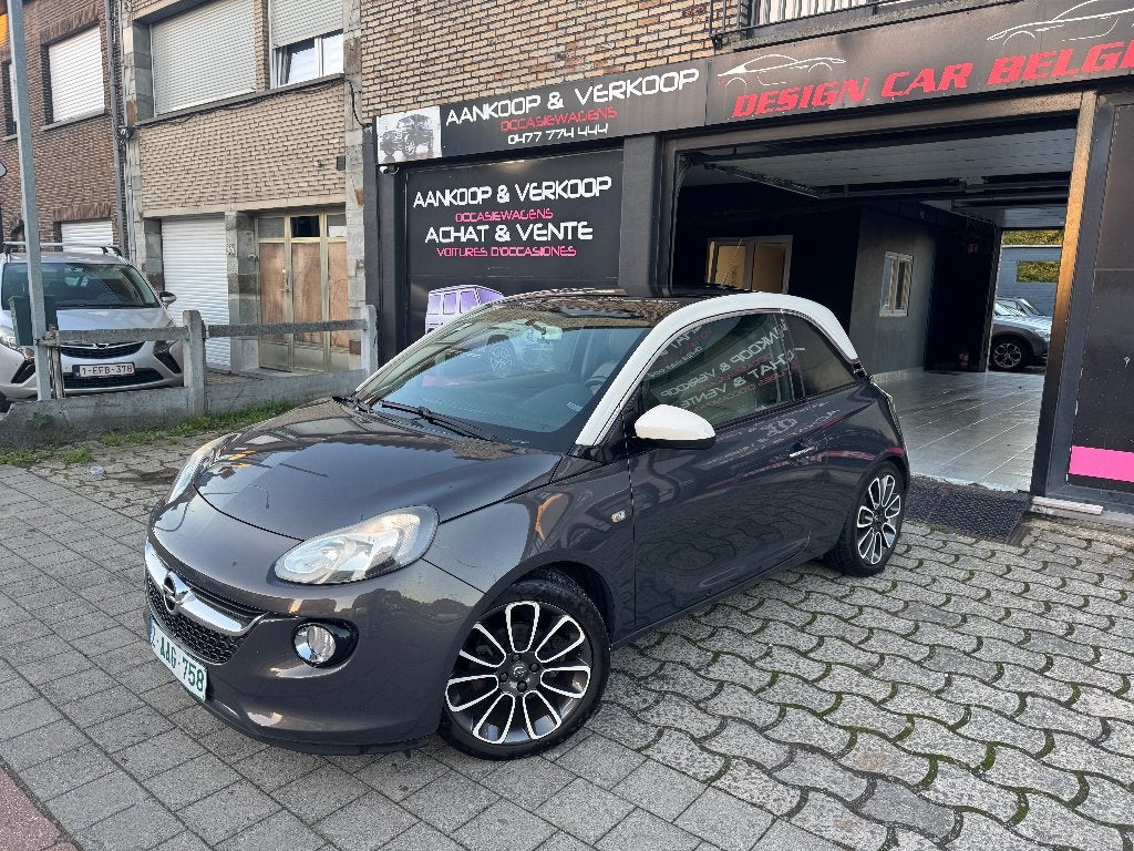 Opel Adam 1.4 Benzine 87 pk Pano Roof ledere verwarmde stoel, Euro 5, ADAM, Beige, Leder