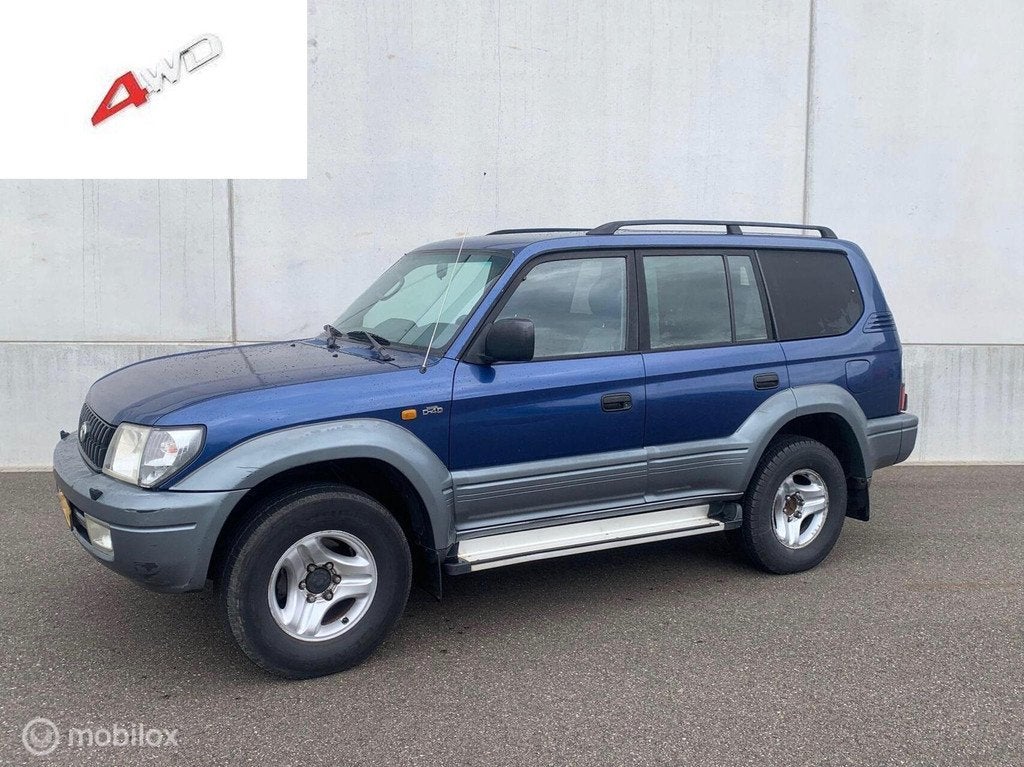 Toyota LandCruiser 90 3.0 D4-D 4 WD AIRCO CRUISECONTROL, Autos, Air conditionné, Achat, 2 places, Boîte manuelle