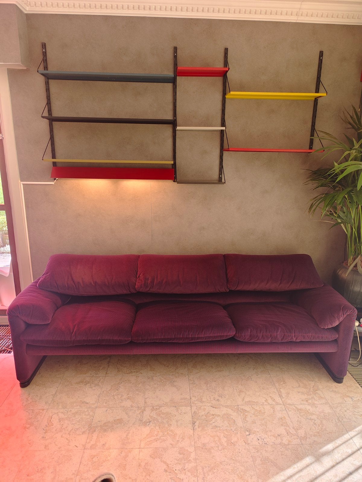 Originele Cassina Maralunga 3-zits bank – Vico Magistretti, Ophalen