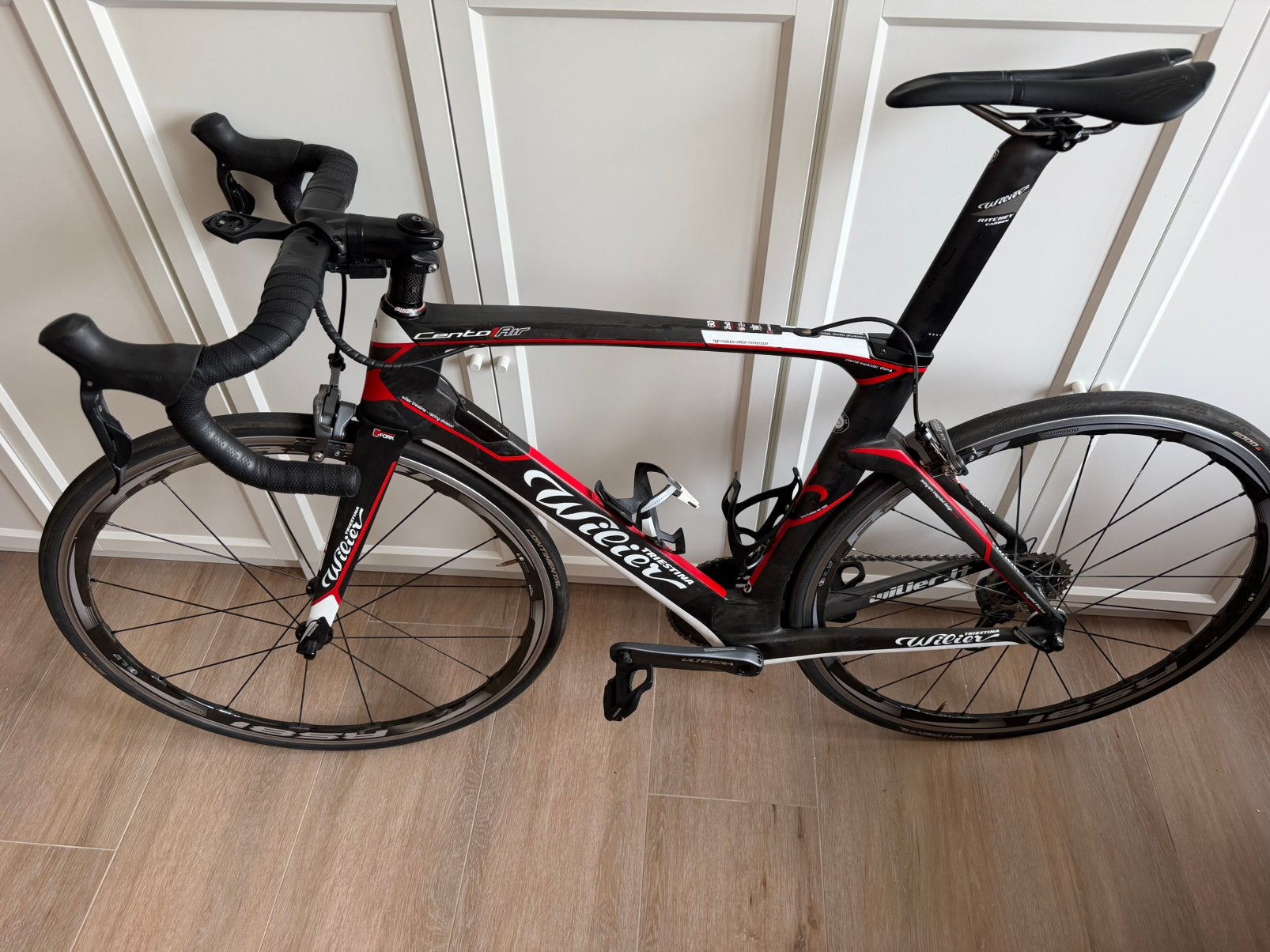Wilier Full Carbon Koersfiets, Fietsen en Brommers, Carbon, Velgrem, Zo goed als nieuw, Meer dan 20 versnellingen