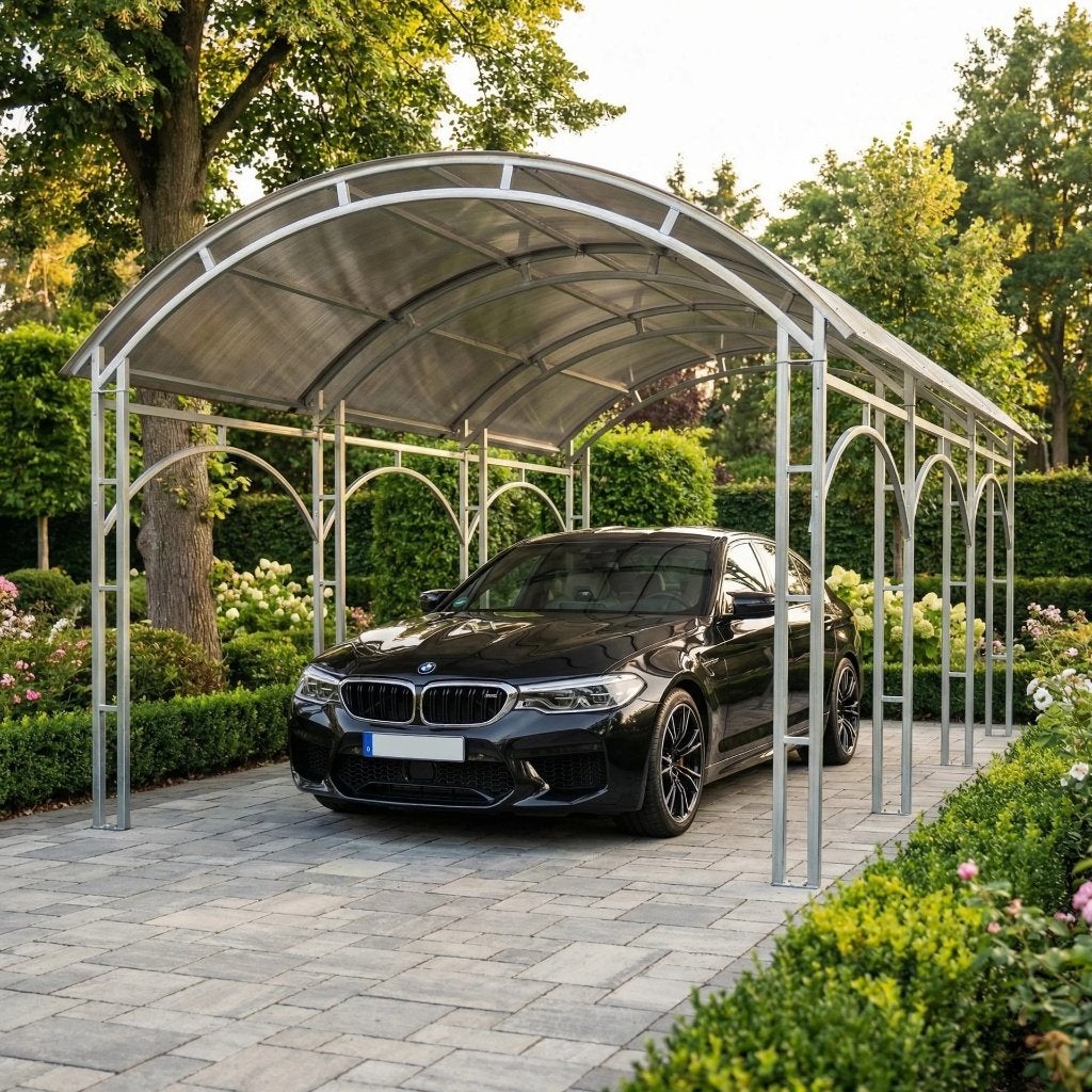 Garten Dream Carport – 3,32 m breed – lengtes van 4/6/8/10 m, Tuin en Terras, Overkappingen, Verzenden, Nieuw, Carport