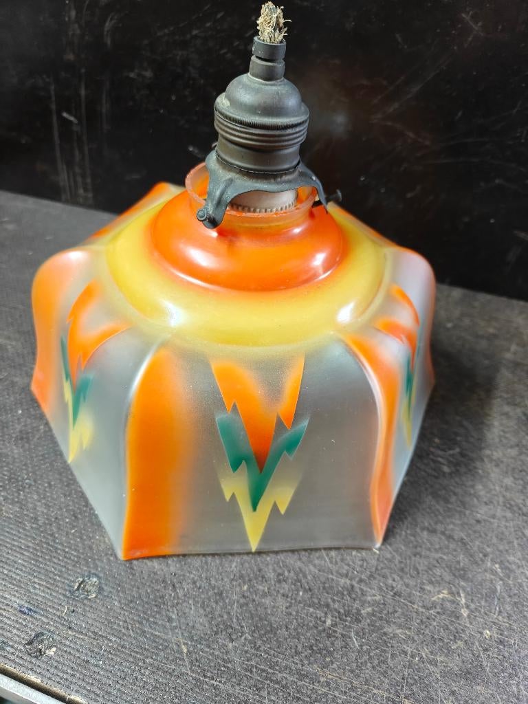 Rare plafonnier Art Déco de Vienne des années 1930., Enlèvement ou Envoi