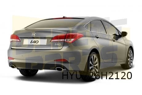 Hyundai	i40 (8/11-5/15) achterbumper (te spuiten) (Bij smart, -, Verzenden, -, Nieuw