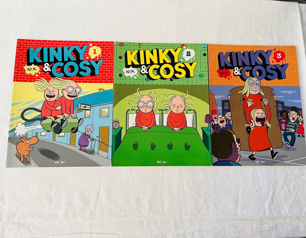 Drie nieuwe strips Kinky&Cosy., Ophalen, Zo goed als nieuw