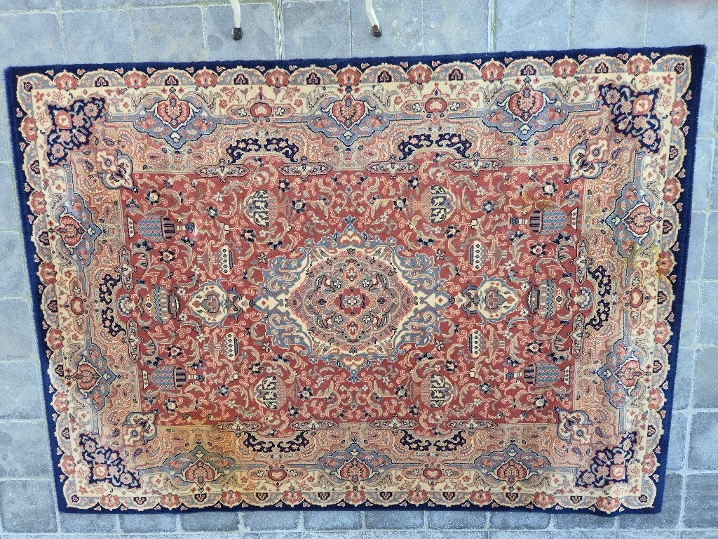 Wollen tapijt, Ophalen, 100 tot 150 cm, Zo goed als nieuw, 150 tot 200 cm
