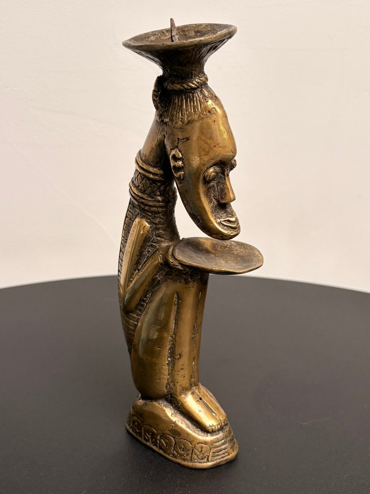koperen kaarshouder, Antiek en Kunst, Ophalen of Verzenden, Overige materialen