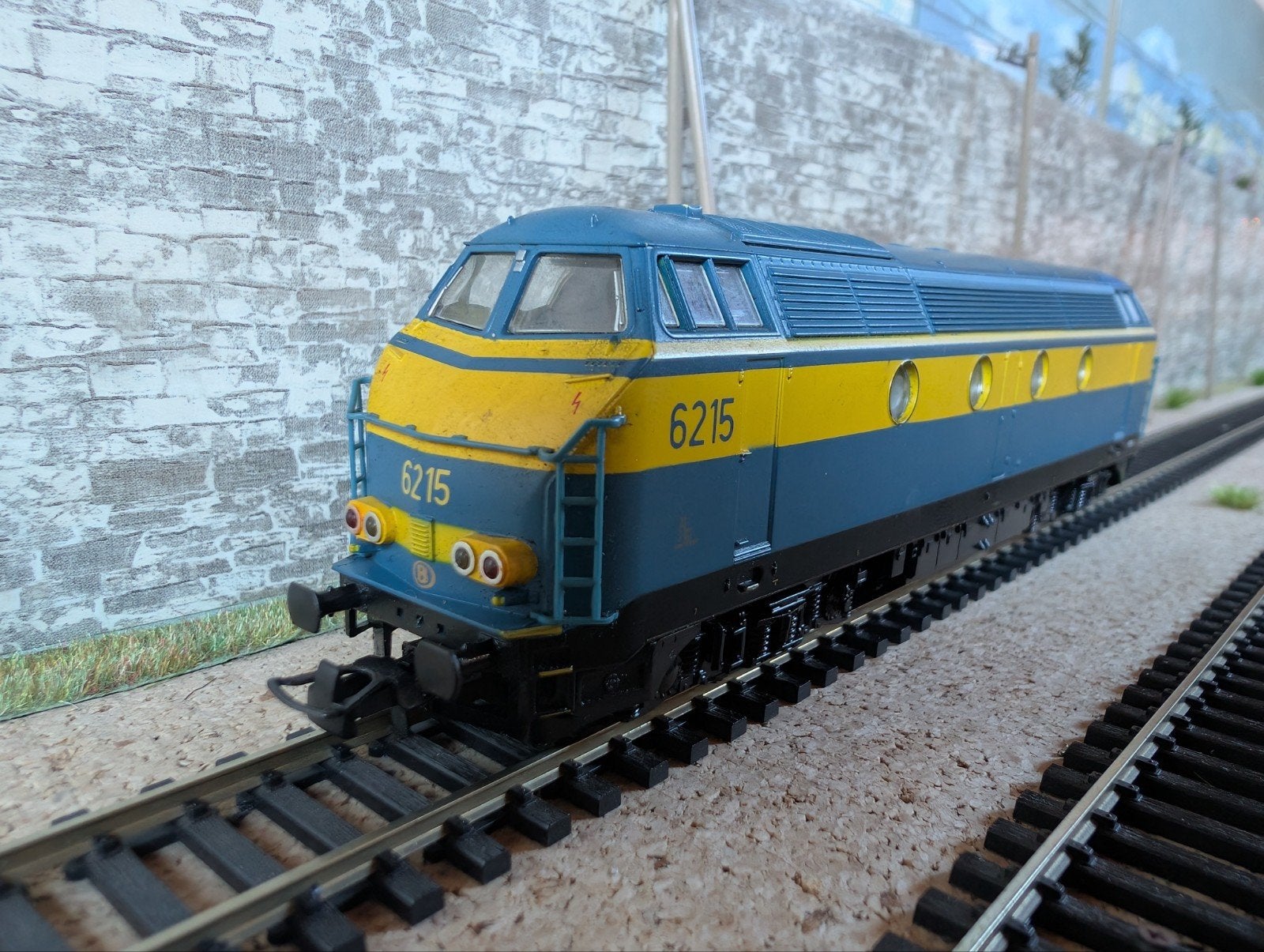 NMBS SNCB | Roco 43548 HLD 6215 | Zonder OVP | DC Analoog, Hobby & Loisirs créatifs, Analogique, Enlèvement ou Envoi, Roco, Locomotive