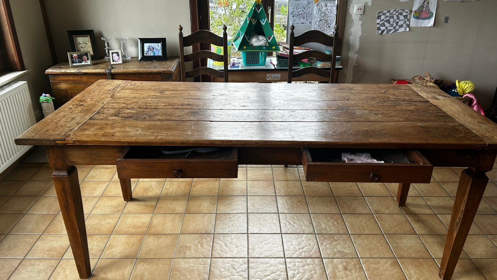 Tafel, Huis en Inrichting, Tafels | Eettafels, Ophalen, Gebruikt