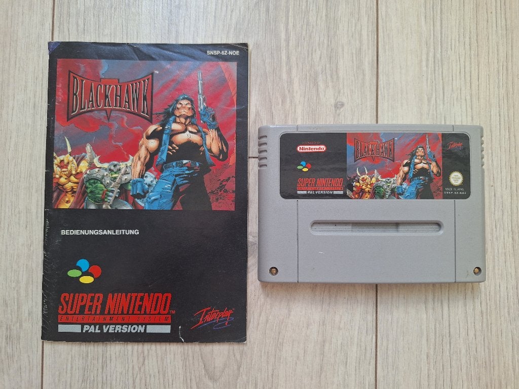Blackhawk met handleiding voor de SNES, Games en Spelcomputers, Avontuur en Actie, 2 spelers, Eén computer, Ophalen of Verzenden