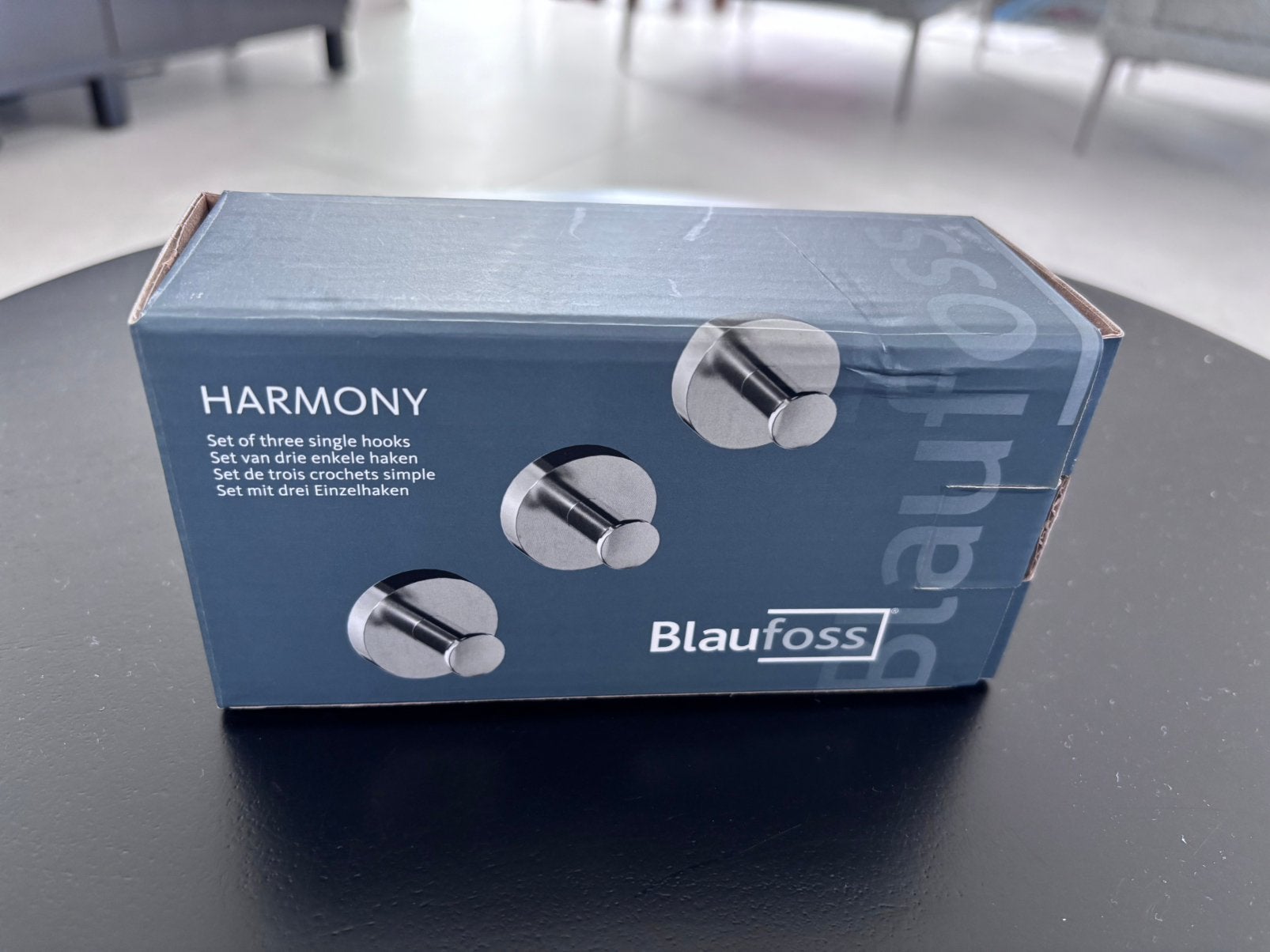 Blaufoss Harmony 73153 - RVS (glanzend chroom), Maison & Meubles, Enlèvement ou Envoi, Neuf, Gris, Porte-serviettes