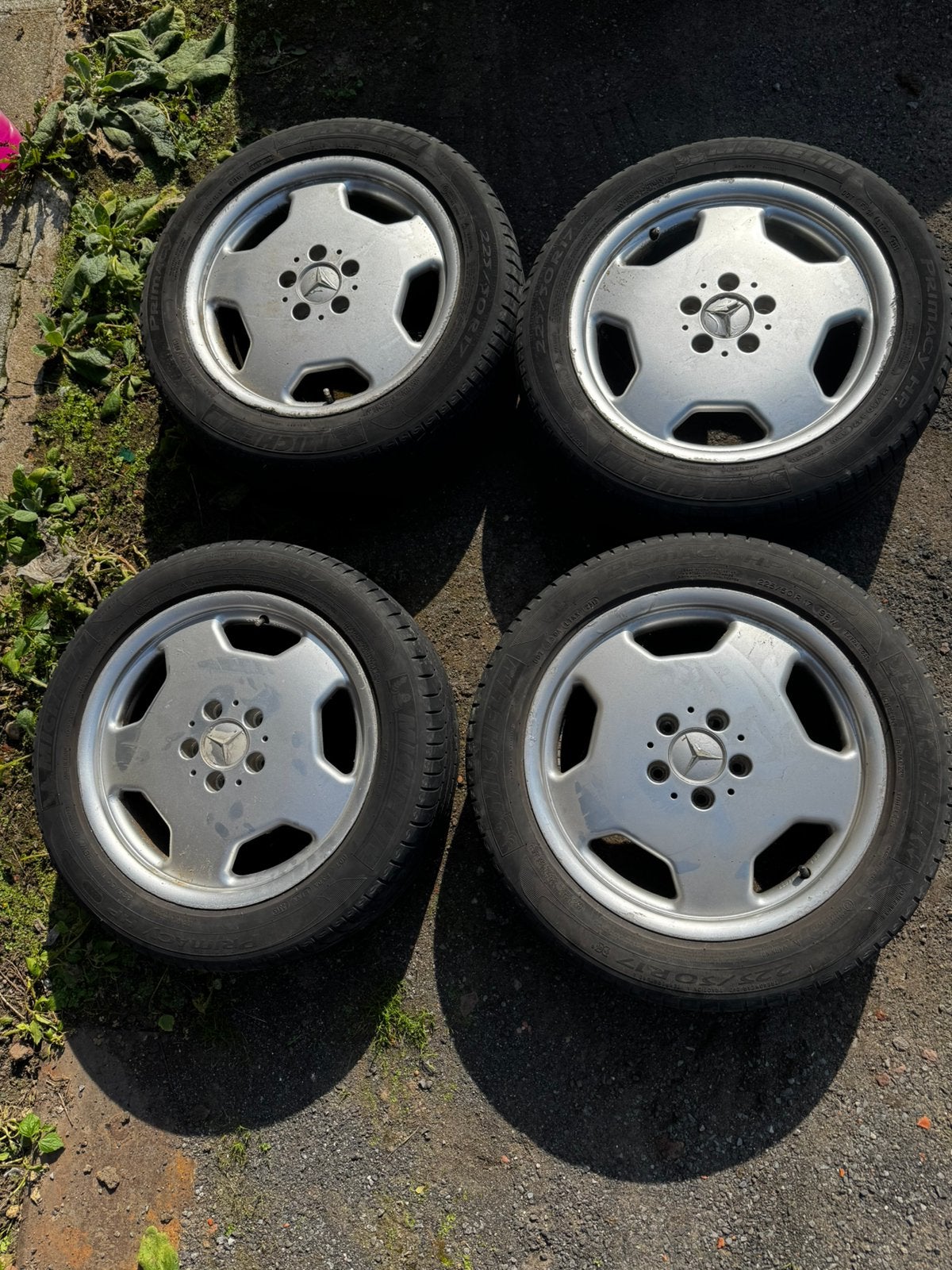 Mercedes velgen amg 17”, Ophalen, Gebruikt, Velg(en), 17 inch
