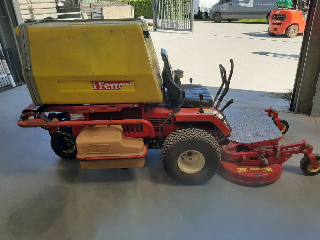 Zitmaaier gianni ferrari, Tuin en Terras, Zitmaaiers, Ophalen, Gebruikt, Opvangbak, 90 tot 120 cm