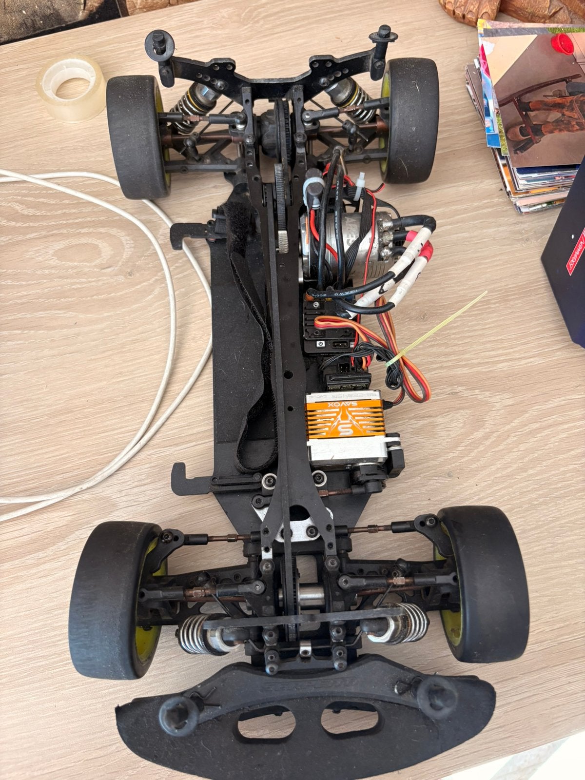 Serpent s411 redy to run, Ophalen, Zo goed als nieuw