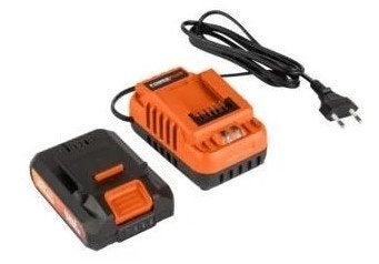 Duopack batterie Powerplus + chargeur - 100% neuf, Jardin & Terrasse, Enlèvement ou Envoi, Neuf, Batterie, Power plus
