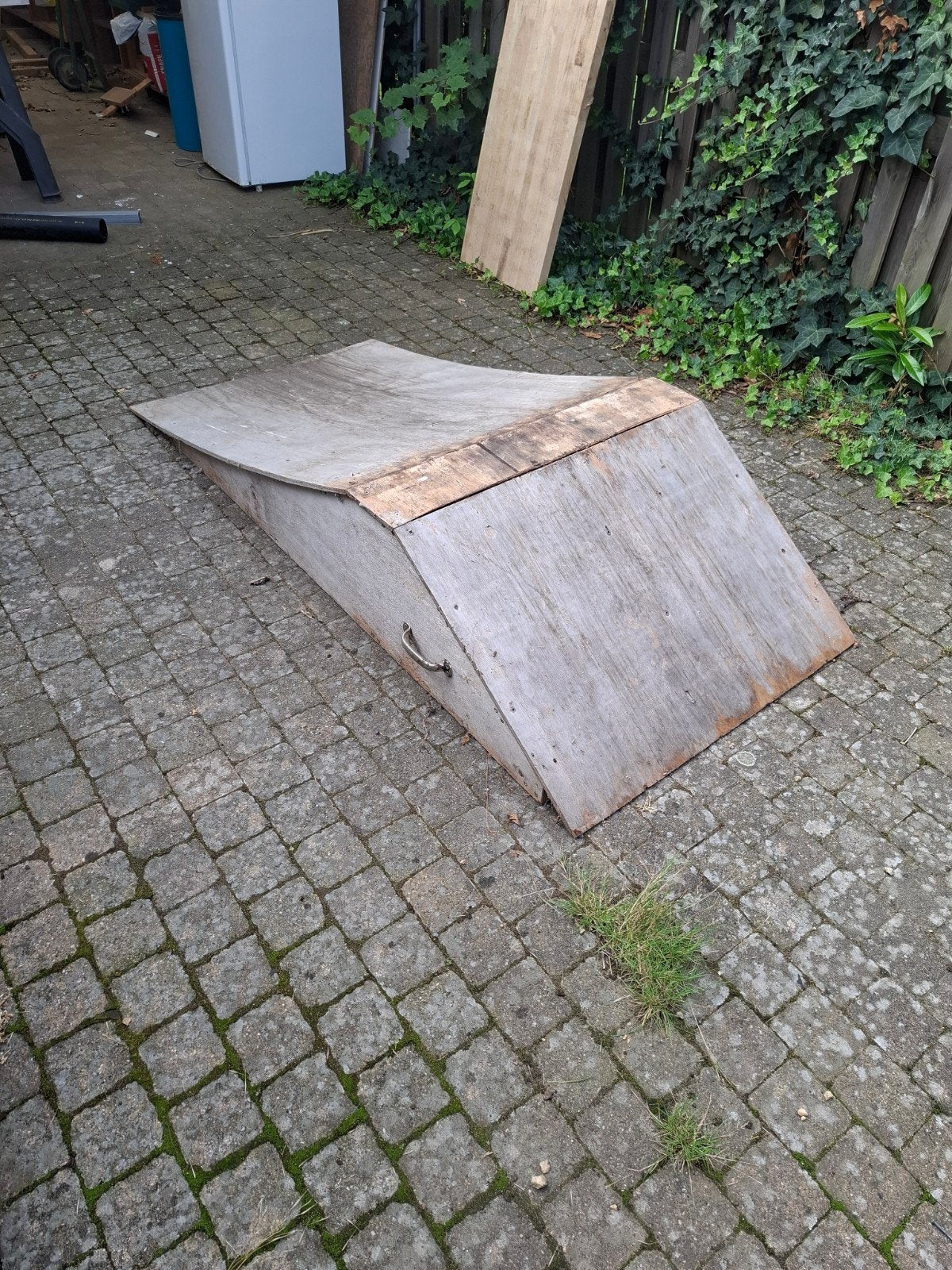 BMX/MTB ramp/schans/kicker, Ophalen, Gebruikt