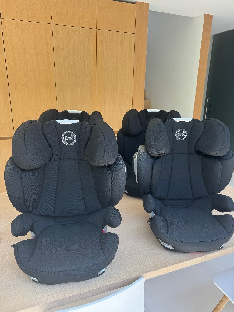 4x Cybex Solution Q3-Fix autostoelen – Ook per stuk, Autres marques, 22 à 36 kg, Enlèvement, Utilisé