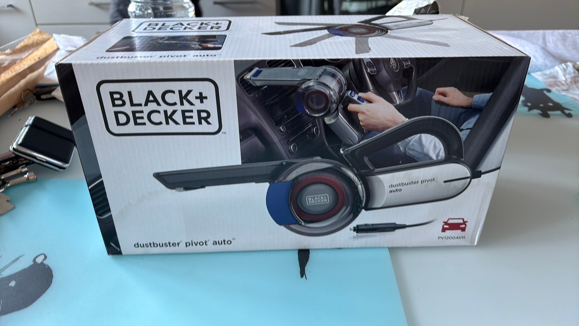 Aspirateur de voiture Black + Decker, Electroménager, Aspirateurs, Neuf, Réservoir, Autres marques, Autres types