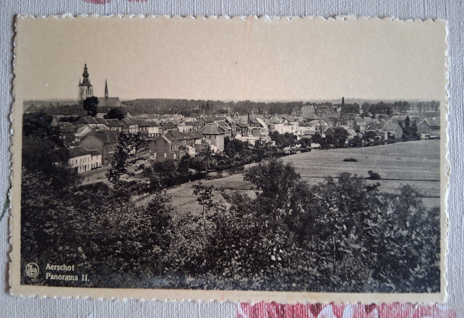 vintage Postkaart Panorama van Aarschot, Ophalen of Verzenden