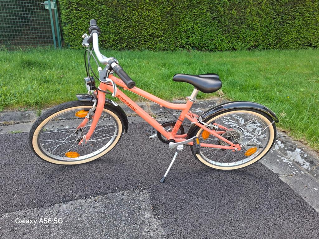 Meisjesfiets 20 inch, Fietsen en Brommers, Fietsen | Kinderfietsjes, Ophalen, 16 tot 20 inch, Riverside, Zo goed als nieuw