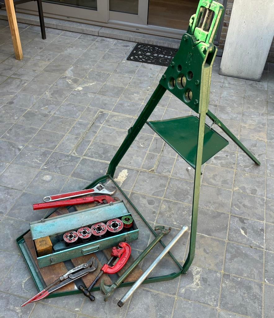Loodgietersset met Inklapbare werkbank, Doe-het-zelf en Bouw, Ophalen, Gebruikt