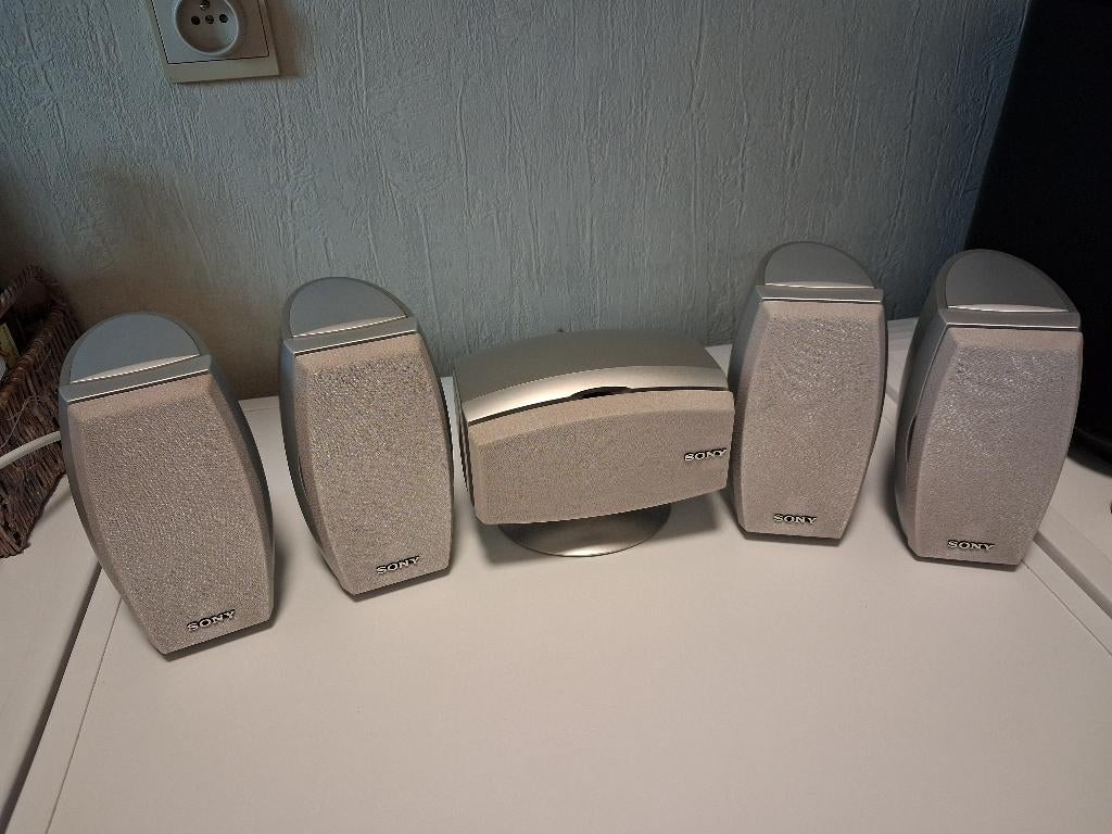 Sony MS535 luidspreker systeem, Audio, Tv en Foto, Luidsprekerboxen, Ophalen, Gebruikt, Complete surroundset, Sony