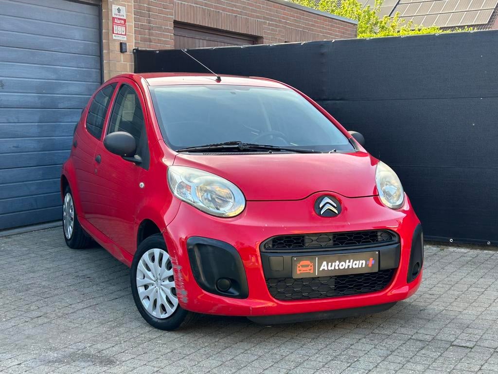 Citroen C1 1.0i Exclusive Airco Onderhoudsboek 2sleutels, Autos, Citroën, Rouge, Euro 5, Entreprise, Boîte manuelle