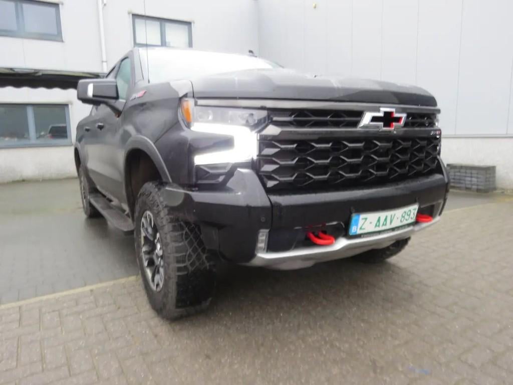 Chevrolet Silverado ZR2 Crew Cab, Auto's, Automaat, 4 deurs, Zwart, Leder