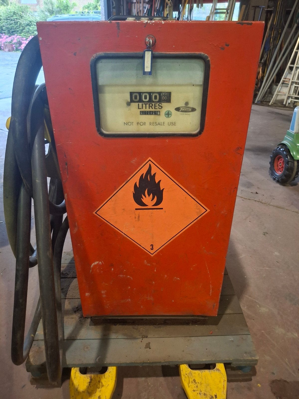 dieselpomp met nw slang en pistool, Auto-onderdelen, Brandstofsystemen, Ophalen, Gereviseerd