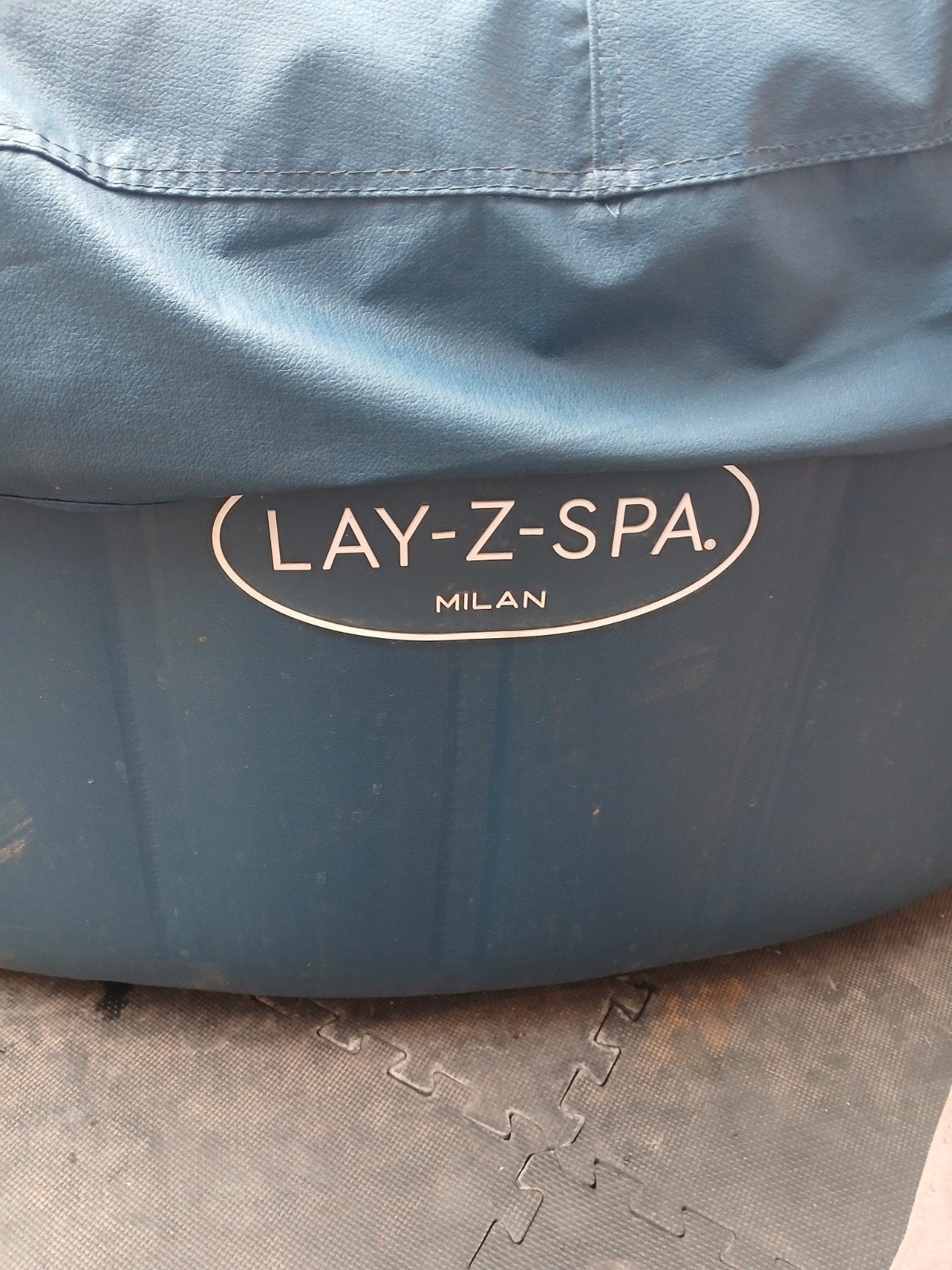 jacuzzi lay-z-spa 6 personen, Tuin en Terras, Ophalen, Gebruikt, Afdekzeil, Opblaasbaar